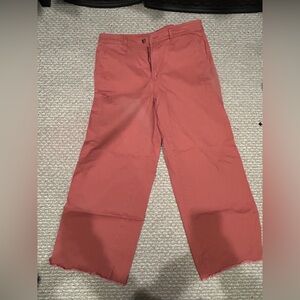 Banana Republic Women’s Wide Leg Crop Pants, salmon